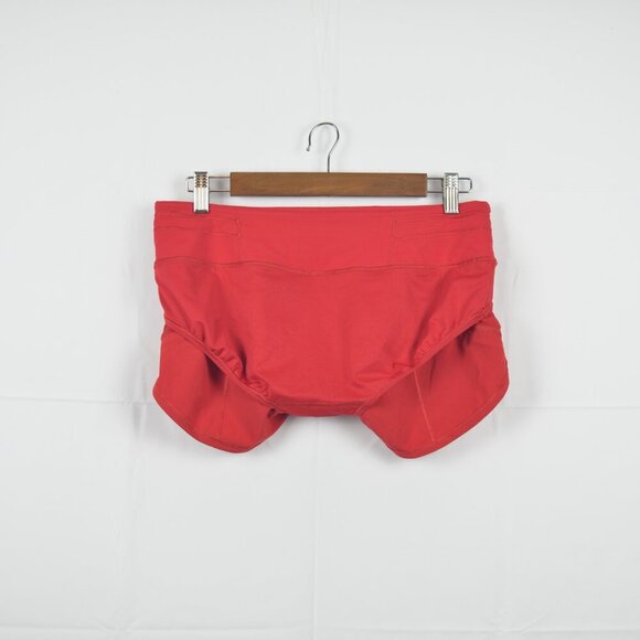 lululemon Speed Up Low-Rise Lined Short 2.5" Size 6 in Dark Red - Picture 5 of 6